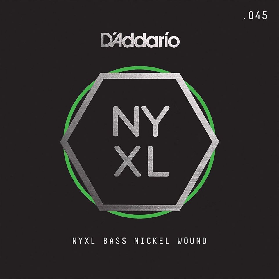 DADDARIO NYXLB045 BASS TEK TEL, NYXL SERİSİ, NİKEL SARIM, 0.045