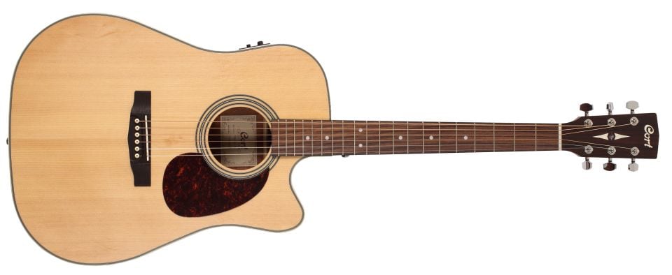 CORT MR600FNS ELEKTRO AKUSTİK GİTAR, NATUREL SATİN, FISHMAN EQ