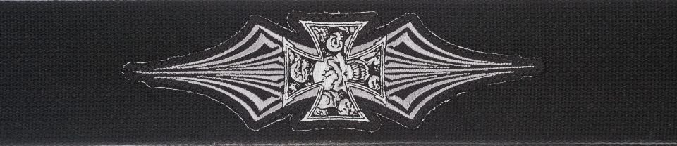 PLANETWAVES 64P02 GİTAR ASKISI, 64MM, DOKUMA IRON CROSS
