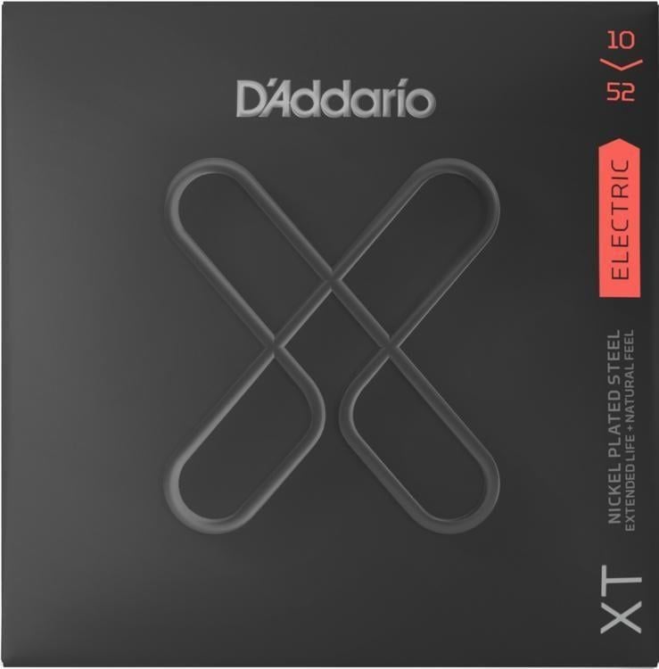 DADDARIO XTE1052 ELEKTRO GİTAR TEL SETİ, XT, 10-52, LIGHT TOP/HEAVY BOTTOM COATED