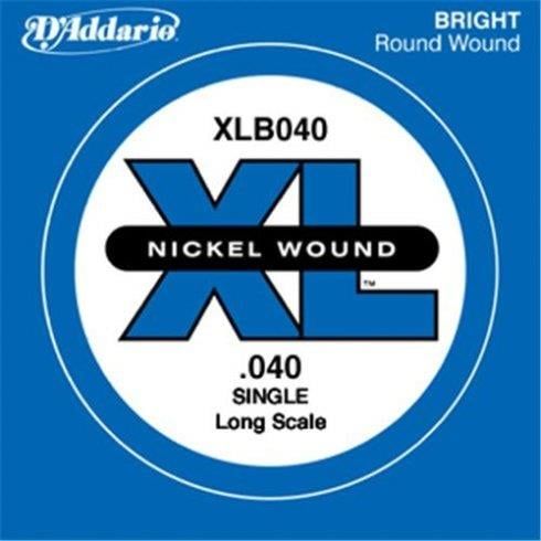 DADDARIO XLB040 BASS TEK TEL, G-(SOL), XL NICKEL WOUND, 0.040