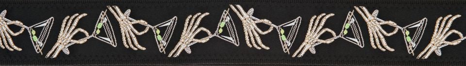 PLANETWAVES 50C07 GİTAR ASKISI, DOKUMA 50MM, STRAP-NP SKELETON GLASS