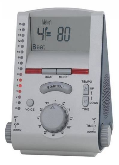 CHERUB WSM260G PİYANO İÇİN DİJİTAL METRONOM, GRİ