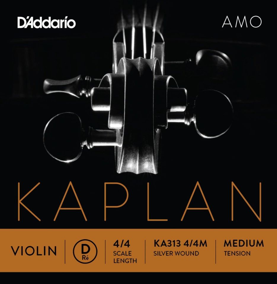DADDARIO KA313 KEMAN TEK TEL, KAPLAN AMO, 4/4, D-(RE), MEDIUM