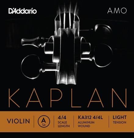 DADDARIO KA312 KEMAN TEK TEL, KAPLAN AMO, 4/4, A-(LA), LIGHT