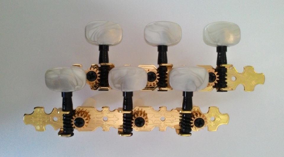 VALENCIA VCMH0150GD KLASİK GİTAR KULAĞI, KLASİK, 3 SAĞ+3 SOL, GOLD