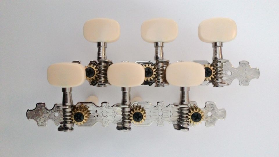 VALENCIA VCMH0150CR KLASİK GİTAR KULAĞI, 3 SAĞ+3 SOL, KROM