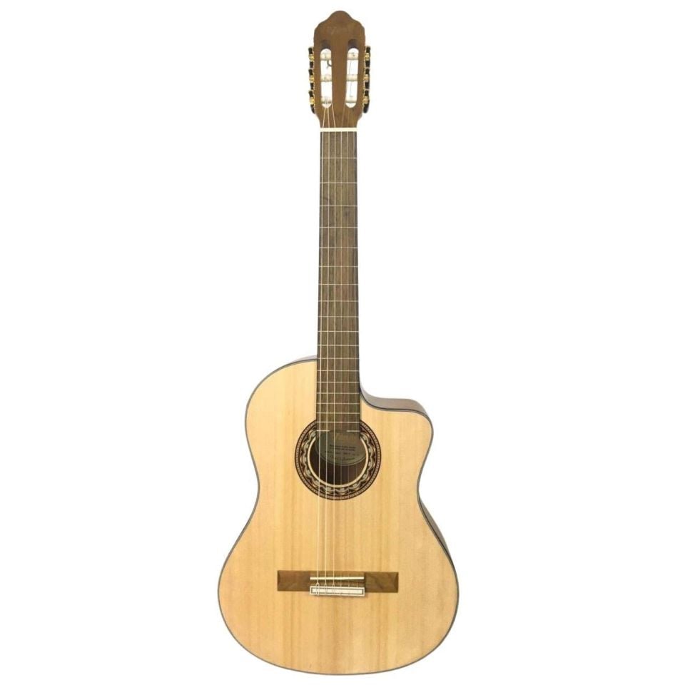 VALENCIA VC304CE ELEKTRO KLASİK GİTAR, CUTAWAY, 4/4, NATUREL
