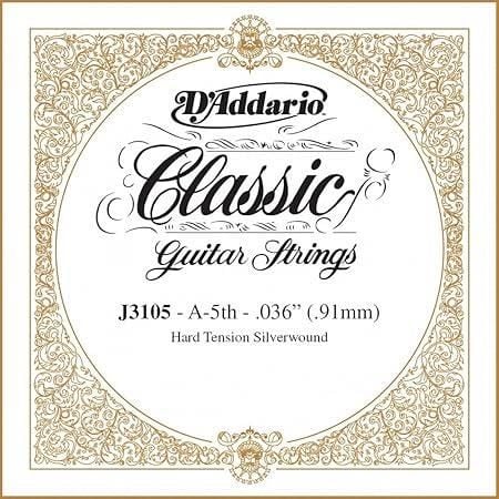 DADDARIO J3105 KLASİK TEK TEL, GÜMÜŞ, HARD