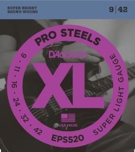 DADDARIO EPS520 ELEKTRO GİTAR TEL SETİ, XL, 9-42, SUPER LIGHT