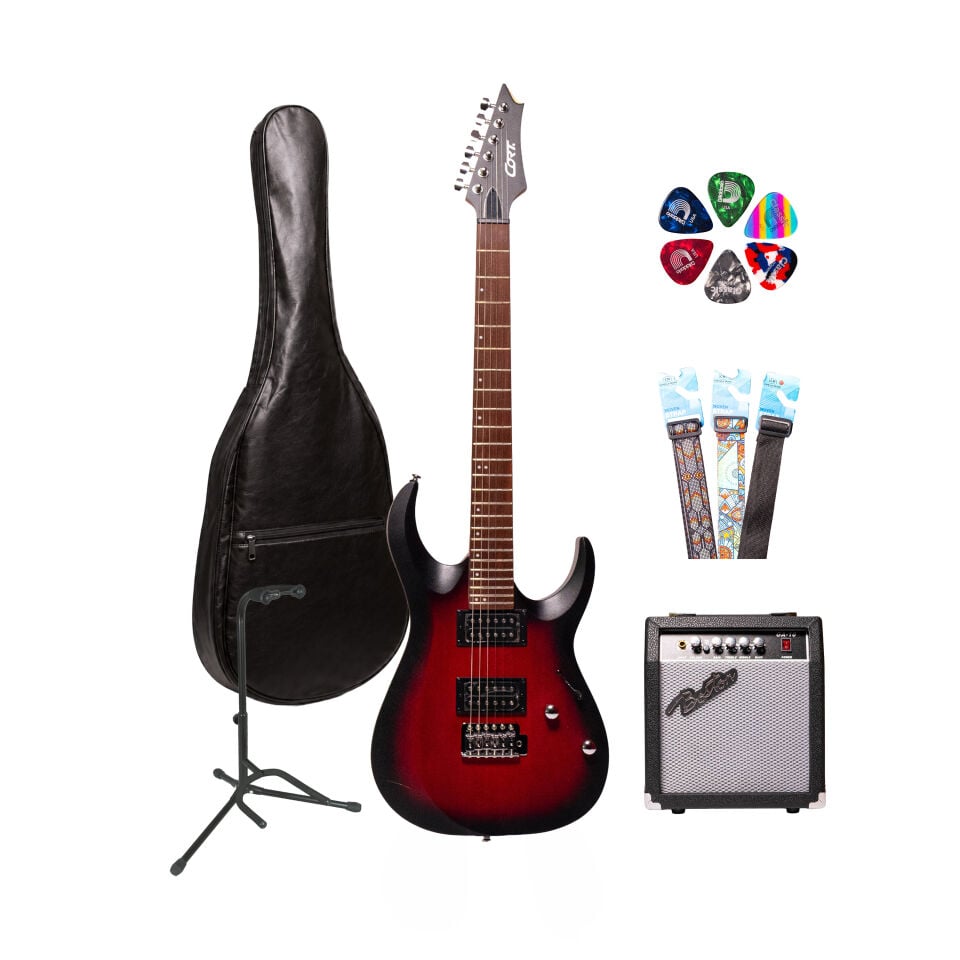 Cort X100 OPBB - Elektro Gitar Seti