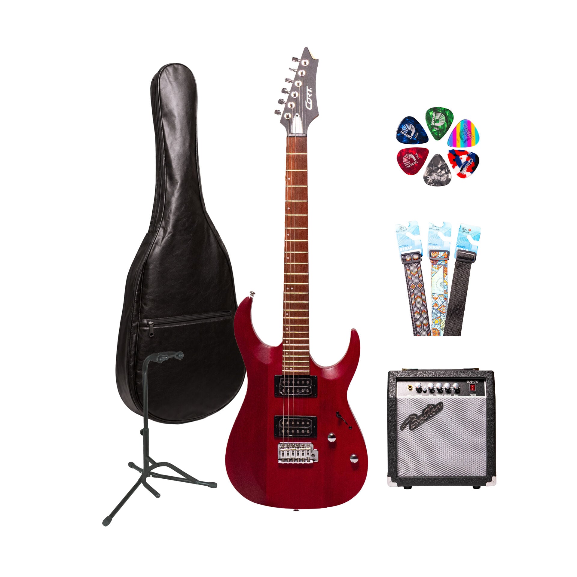 Cort X100 OPBC - Elektro Gitar Seti
