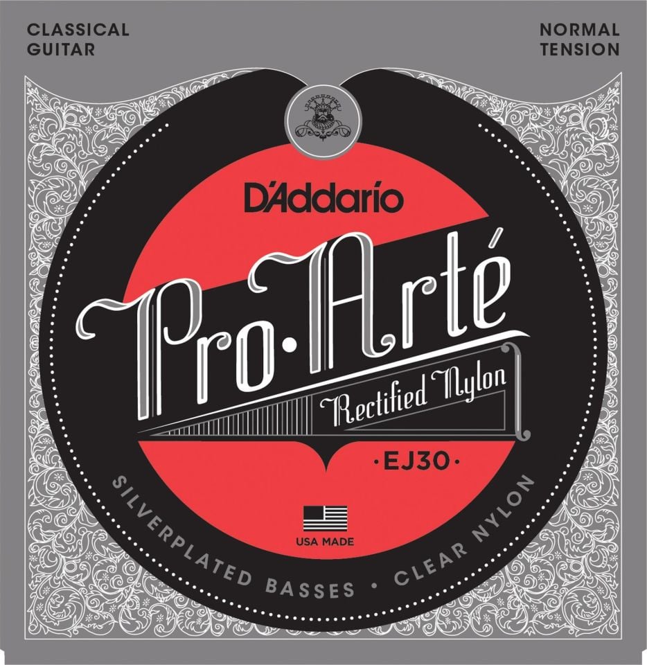 DADDARIO EJ30 KLASİK GİTAR TEL SETİ, RECTIFIED NYLON, NORMAL TENSION