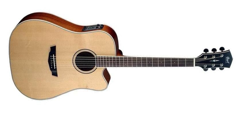 CORT PW360M-NS ELEKTRO AKUSTİK CUTAWAY GİTAR, ÇANTALI, PARKWOOD SERİSİ, FISHMAN EQ