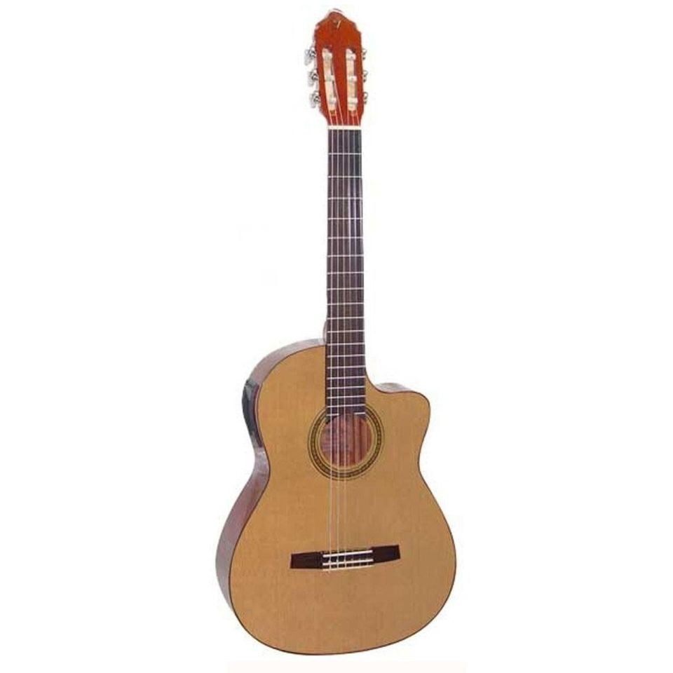 VALENCIA CG30RCE ELEKTRO KLASİK GİTAR, 4/4, NATUREL