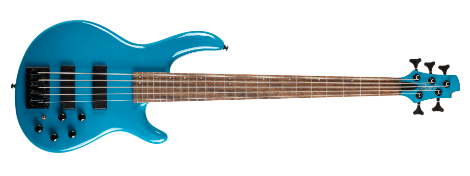CORT C5 DELUXE CBL BASS GİTAR, 5 TELLİ, ŞEKER MAVİSİ